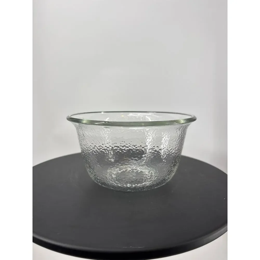 Vintage GE Mixing Bowl. 4” Tall X 7.25” Wide. Pebble Textured Glass